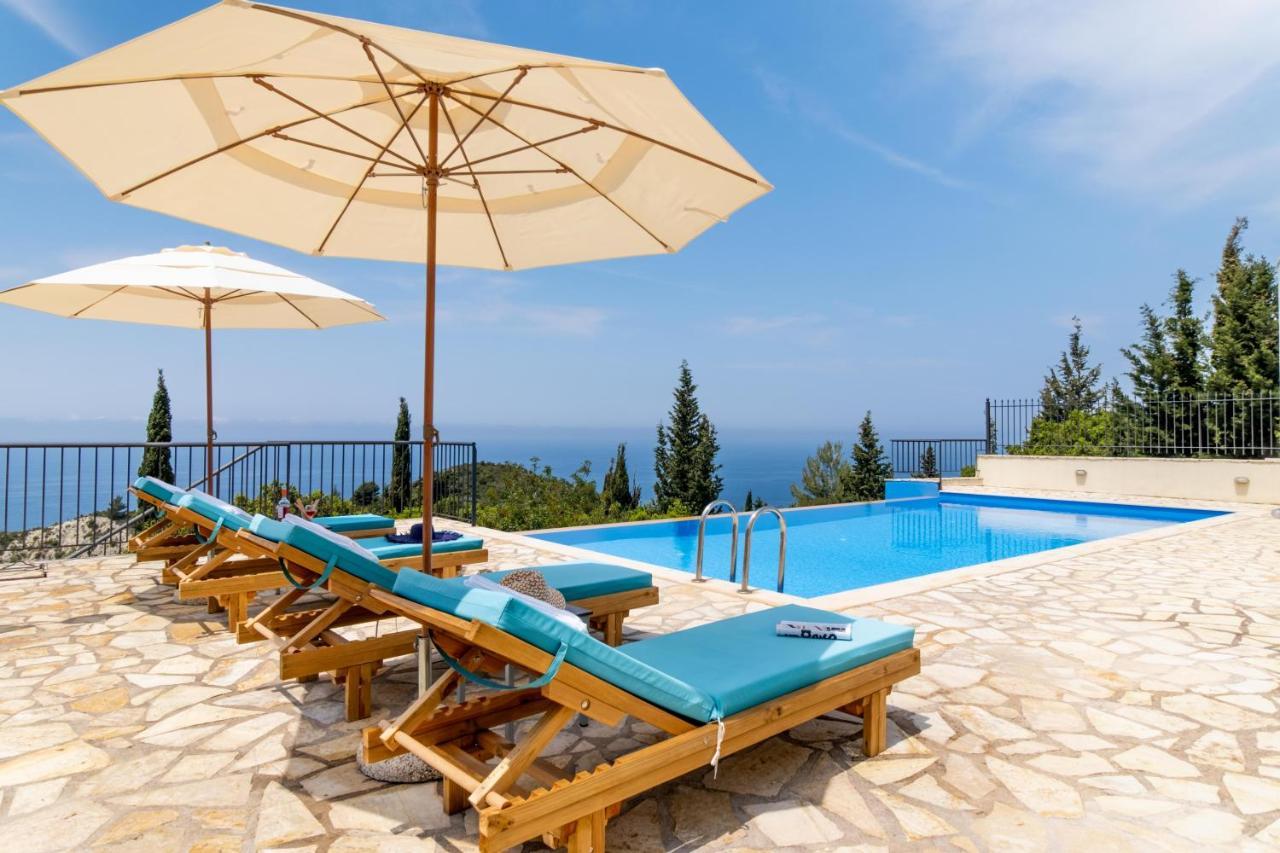 Sapphire Blue Villa Kalamítsi Buitenkant foto